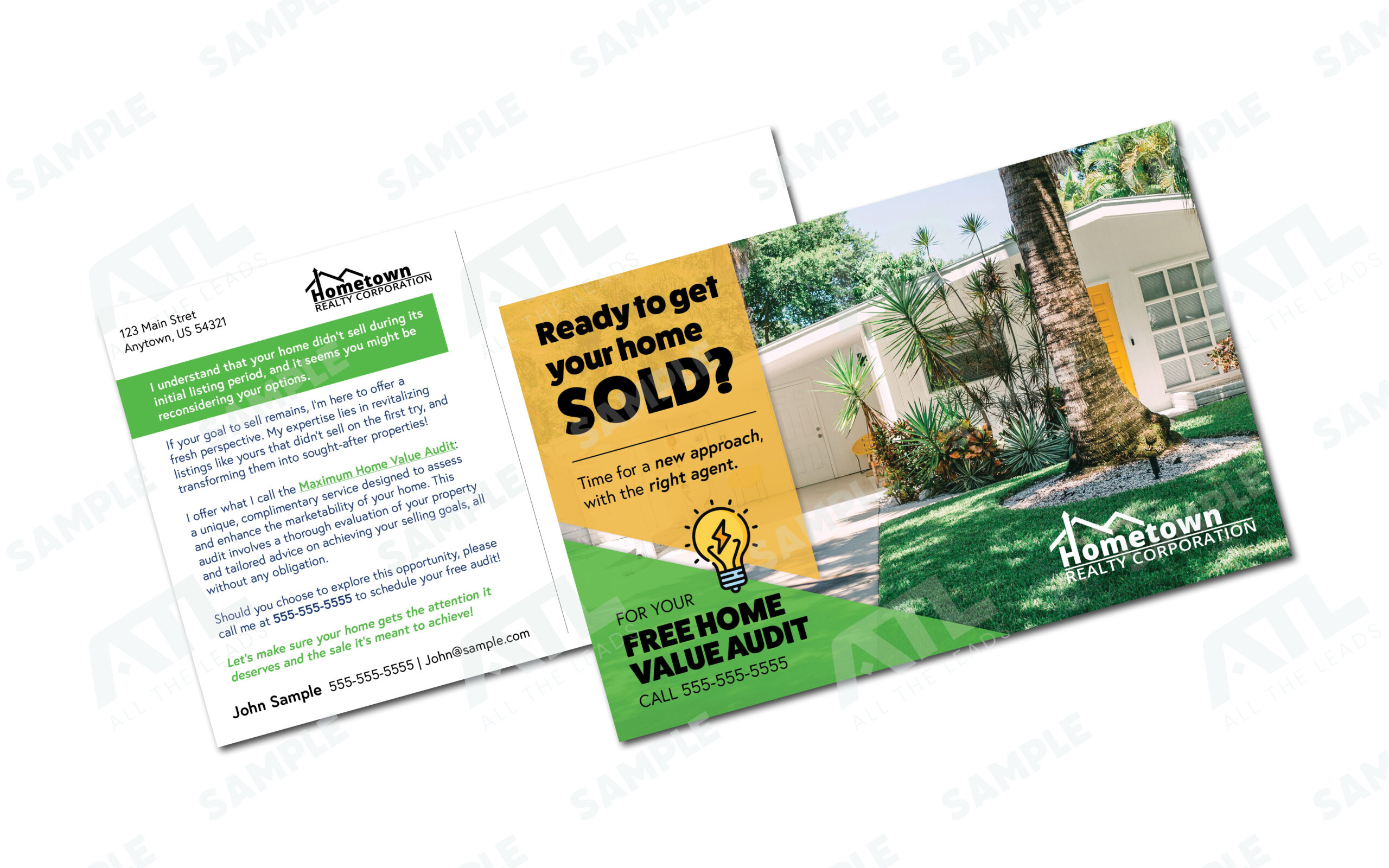 Home Value Audit Postcard Design